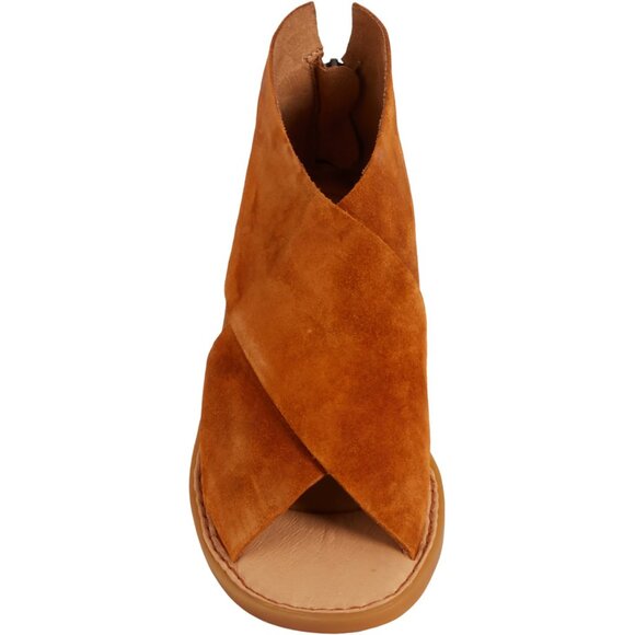 NEW Born  Iwa Sandals - Suede Open-Toe - For Women in Cognac 72523s2 - Picture 2 of 6